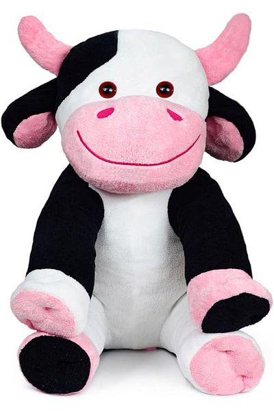 STOREMAX Ezg Toy Black Giant Cow,Plush Cow,Cute Cow,Milka,Fillable Plush Cow,Milka Pel