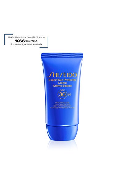 Shiseido EXPERT SUN PROTECTOR CREAM SPF30 -Suya ve Isıya Çok Dayanıklı, İz Bı...