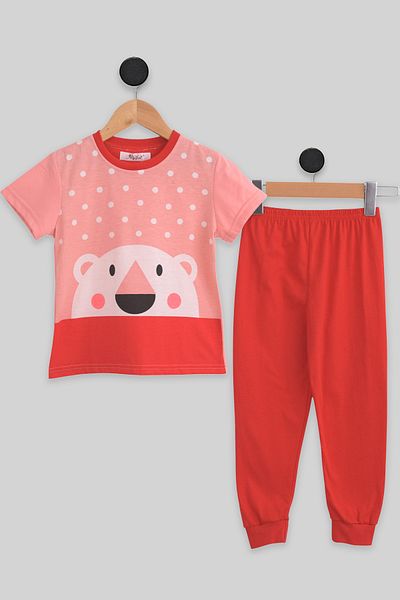 Lilo Co Kids' Bear Print Pajama Set