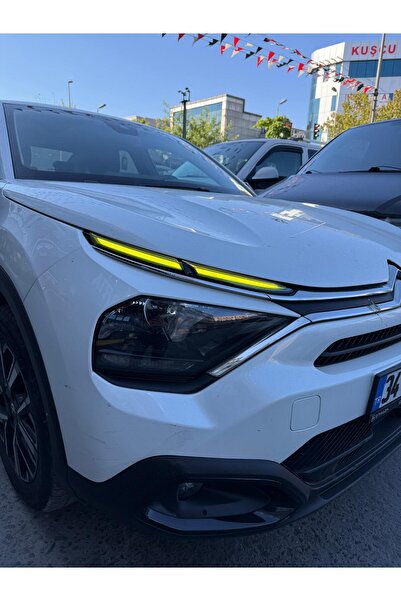 Citroen C4 Cİtroen C4x Far Sticker Sarı