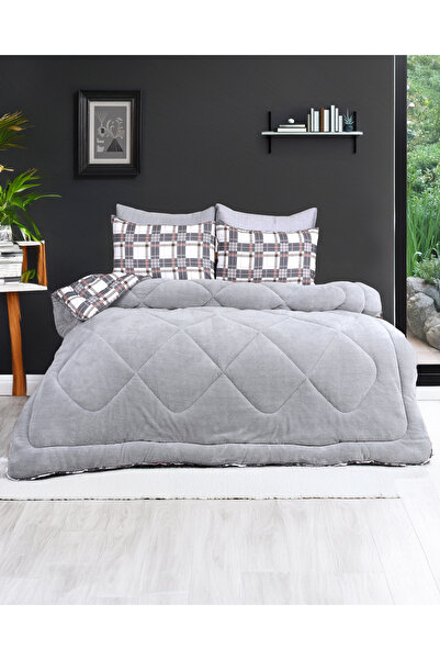 Lavinya Home Denizli Çift kişilik Welsoft uyku seti 6 parça