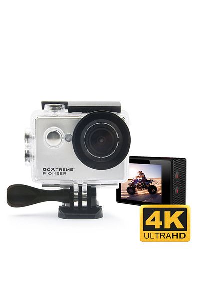 GoXtreme Camera video sport GoXtreme Pioneer, 4K@10FPS, 12 MPx, (INCLUDE 10 Accesorii), Scufundare 30m