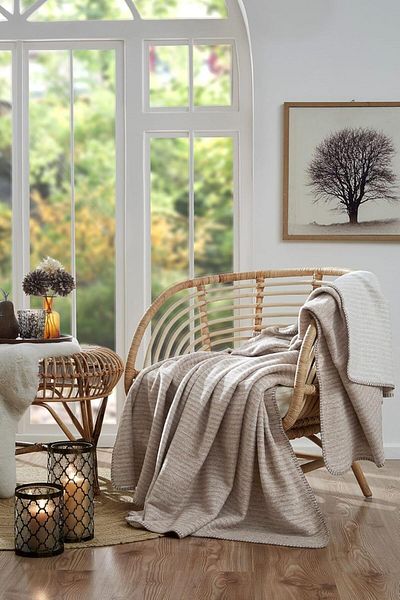 STOREMAX Ezg Floretta Dolce Double Cotton Blanket 180X220 cm Ezsnshop 1065757