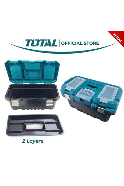 TOTAL Plastic Tool Box 17" - TPBX0172