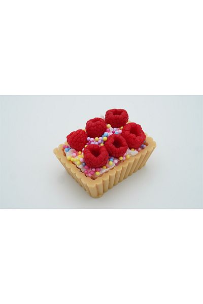 KASH "Handmade Raspberry Tart Soap – Special Design with Natural and Mis Scent" Rectangular
