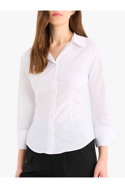 HİJABAYA Kol Manşeti Geniş Düğmeli Gömlek