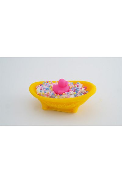 KASH Vak Vak Soap |   Duck Lemon Flavored Bathtub Soap |   Handmade, Colorful and Fun