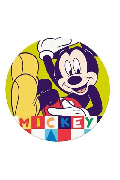 Mickey Mouse Prosop rotund Mickey Mouse, 150 X 150 CM Multicolor