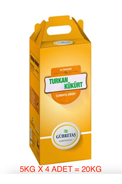 GÜBRETAŞ GÜBRETAŞ ELEMENTEL KÜKÜRT 5KG X 4ADET= 20KG