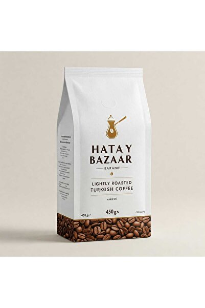 HatayBazaar Türk Kahvesi - Hatay Usulü Taze Çekim (AÇIK KAVRULMUŞ - HAFİF İÇİ...