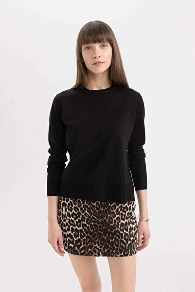 DeFacto Релакс фит велосипеден пуловер с врата (25 WN)