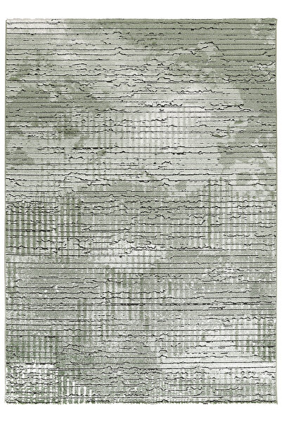 PUKA Noyan Yeşil Antrasit Halı Modern Dokuma Halı Yumuşak Oturma Odası Salon ...