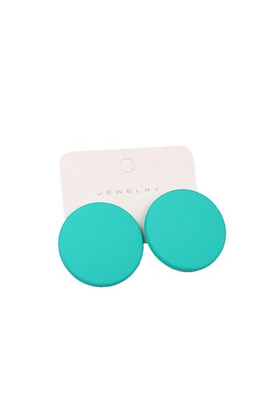 SIC MODA Round Turquoise Earrings Sic Moda 4387E