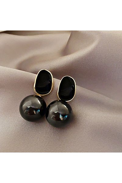 SIC MODA Cercei Fashion Perla Neagra SIC MODA 5146A