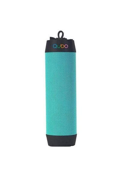 qubo Boxa portabila Qubo Kronos, Functie powerbank, lanterna, selfiestick, Bluetooth, Albastru