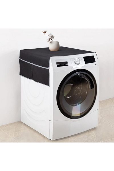 LUXE Design Washing Machine Protective Cover 4 Pockets Bathroom Organizer Organizer Waterproof Cover