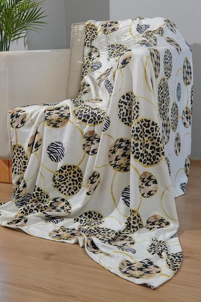 STOREMAX Ezg Printed Fleece Single Tv Blanket (Leopard) Ezsnshop 1065757