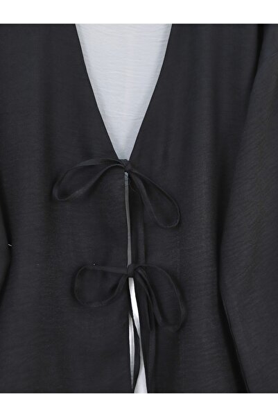 HİJABAYA Σετ λινό με δαντέλα μπροστά και ελαστική φούστα στη μέση