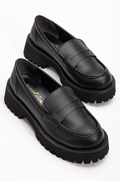 ESPEDA Tokasiz Şik Ve Rahat 4,5 Cm Topuk Leofar 5922