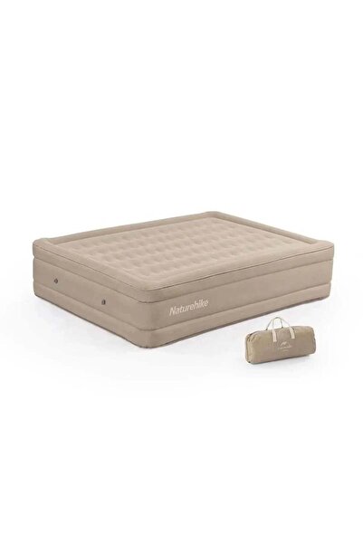 Naturehike Changyou Peach Fleece TPU Double Yüksek Şişme Yatak/Dark Brown///