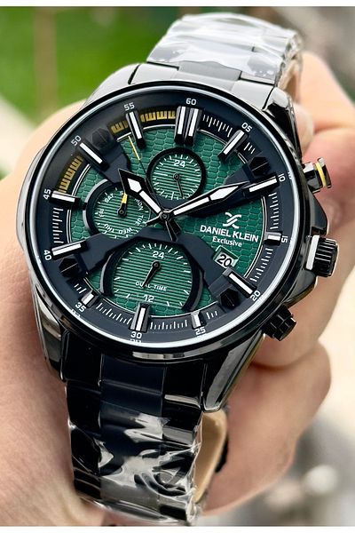 Daniel Klein Men Wrist Watch 3 Atm Waterproof Stainless Steel Band