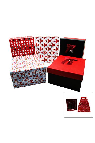 STOREMAX Ezg 10 Pieces Boy Patterned Rectangular Gift Box Ezsnshop 1065757
