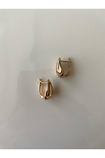 Freyja Aksesuar Damla Model 18k Gold Renk Xuping Küpe