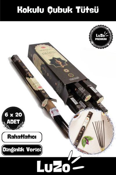 LuZo Premium Seri Enerji Dinginlik Huzur Veren Çakra Meditasyon Kokulu Rahatl...