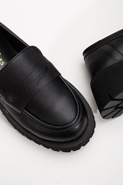 ESPEDA Tokasiz Şik Ve Rahat 4,5 Cm Topuk Leofar 5922