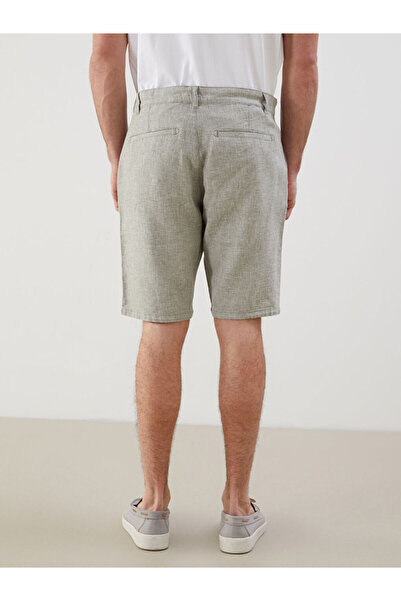 LC Waikiki LCWAIKIKI Classic Стандартні шорти з суміші бавовни та льону для чоловіків T T