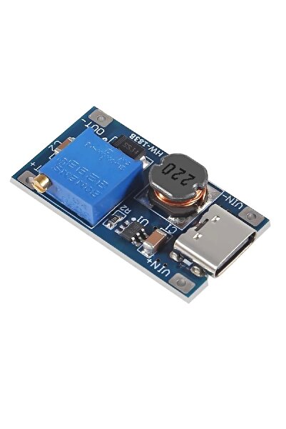 Genel Markalar MT3608 Type C Usb 28V 2A DC Boost Modül Ayarlanabilir Voltaj Yükseltici Güç Kaynağı Step Up Dc
