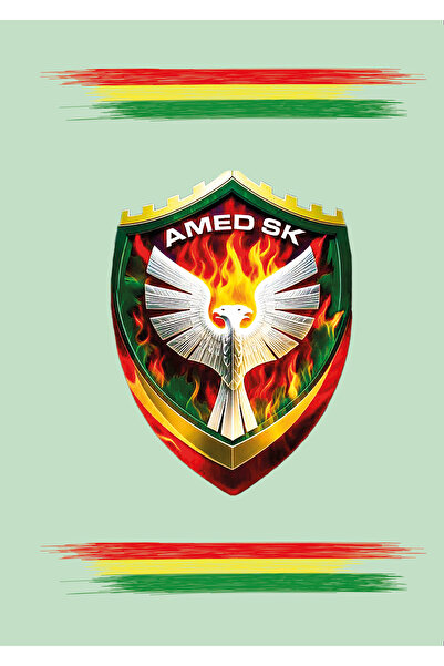 ZERYA Amedspor Designed Notepad - Amed Spor Unlined Notepad (2 Notebooks)