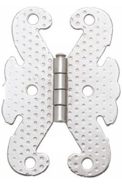STOREMAX Ezg Hardware Butterfly Hinge Metal 40 * 65mm Nickel (2 Pieces) Ezsnshop 1065757
