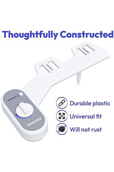 LUXE Bidet Fresh Water Spray, Non-Electric, Mechanical Bidet Wc Seat Fixing Lxshp 1055529