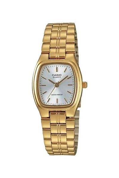 Casio Women's Wristwatch with Dial Metallic Band Gold Color 2 Years Warranty
