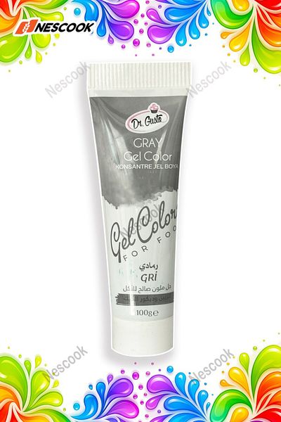 nescook Gray Tube Gel Paint 100 Gr