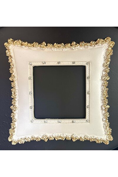 Marrone Socket Frame Door Ornament Bell Ornament Gold Stone Detailed Key Frame