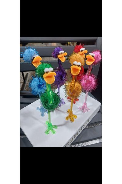 ATÖLYEM BURADA 2Pcs Standing Duck Ballpoint Pen