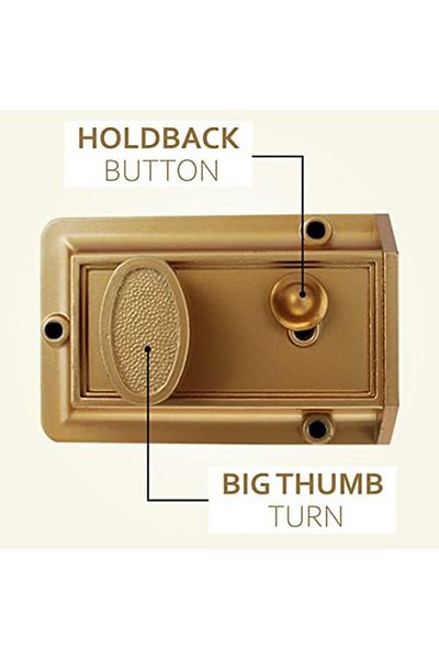 LUXE Ka Heavy Duty Night Latch Lxshp 1055529