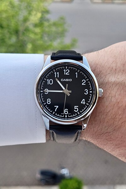 Casio Kasası Metalik Kordonu Siyah Renk 2 Yıl Garantili Erkek Kol Saati