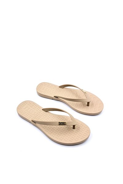Tkees Cream Color Flip Flops Women's Flip Flops Beach Slippers