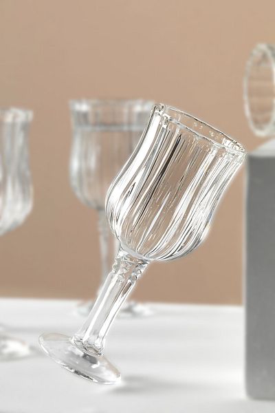 Yaren Style Elegant Set of 6 Coffee and Water Glasses