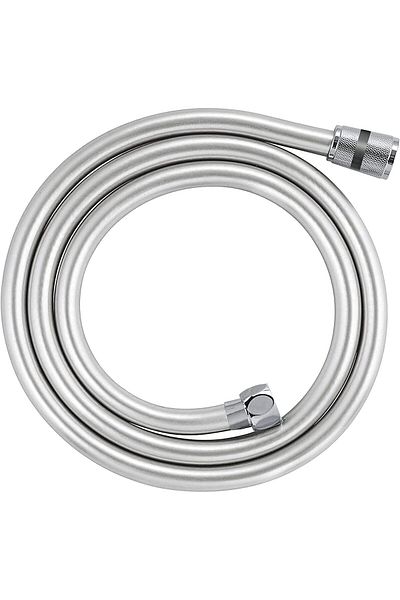 Mu Art Ahşap Mrt Twistfree Luxury Pvc Shower Hose/Shower Spiral/With Stainless Connection End 150 cm Silver Art 8713
