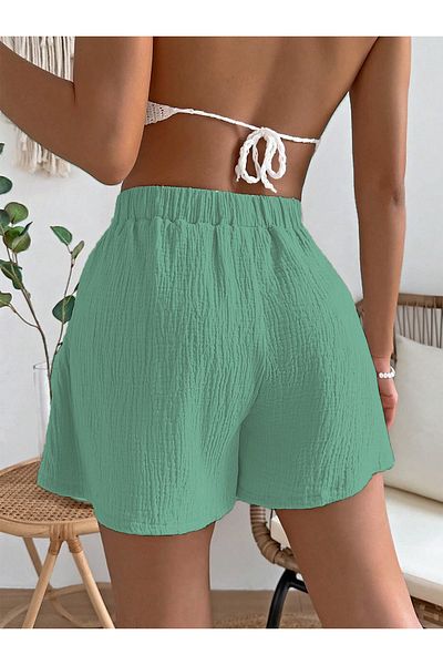 peelter Women's Waist Tie Wrap Shorts