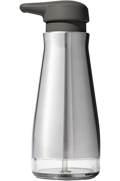 Mu Art Ahşap Good Grips Stainless Steel Soap Dispenser