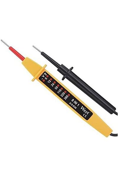 WERT W 2460، قلم تحكم 8 وظائف، أصفر، أسود