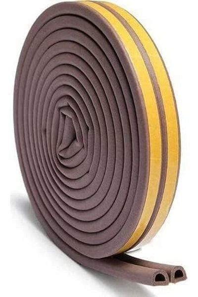 STOREMAX Ezg Window Tape Insulation 2.80 Cm*2 (5.60 Meters) (Brown) Ezsnshop 1065757