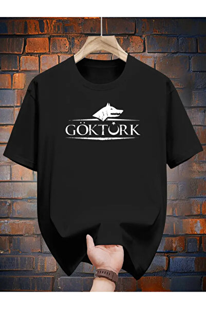 cc collection Tricou supradimensionat pentru bărbați cu imprimeu Göktürk