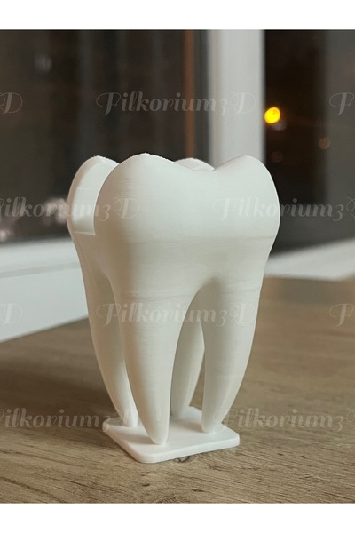 Filkorium3D COPIE - CARTE DE VISĂ DE DENTISTĂ DE BĂRĂ - CARTE DE VISĂ CADOU - OBiect DECORATIV