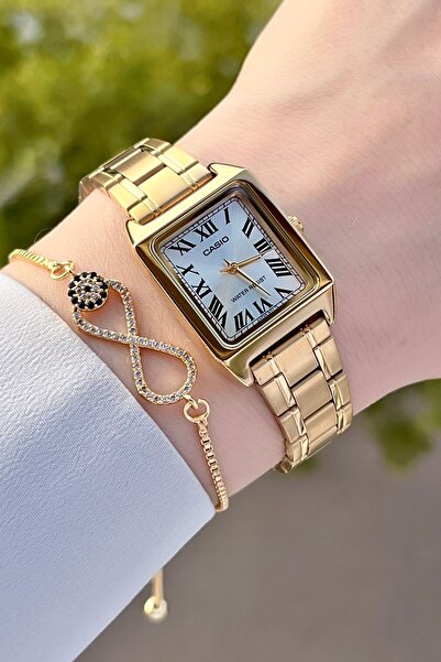 Casio Sarı Renk 24 Ay Garantili Kadın Kol Saati